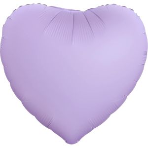 18" Matte Lilac Heart Balloon