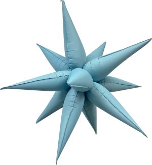 Magic Starburst 40" Matte Blue Balloon
