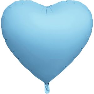 30" Matte Blue Heart Balloon
