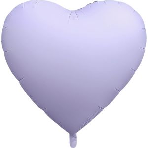 30" Matte Lilac Heart Balloon
