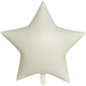 30" Matte Cream Star Balloon