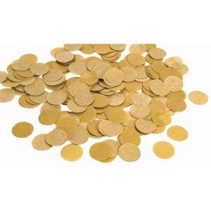 2.5cm Paper Confetti Dots Gold (22g)