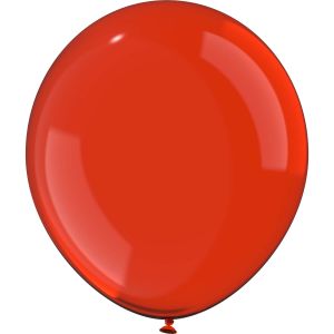 05" Clear Cherry Red (100pcs) Luma Balloons