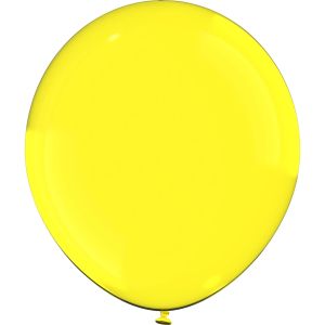 12" Clear Yellow (50pcs) Luma Balloons