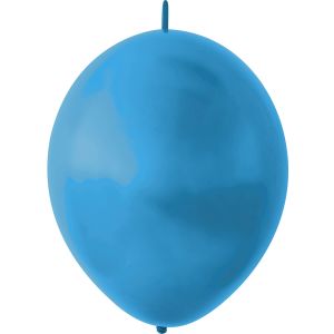 12" Essential Blue Linking (50pcs) Luma Balloons