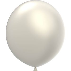 24" Pearl White (5pcs) Luma Balloons