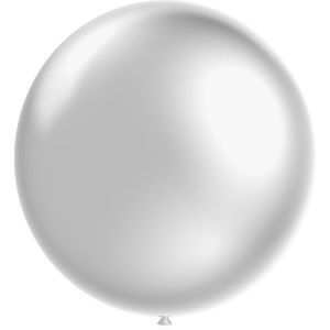 36" Lux Silver (3pcs) Luma Balloons