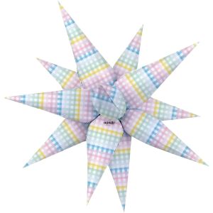 32" Starburst Pastel Waffle Balloon