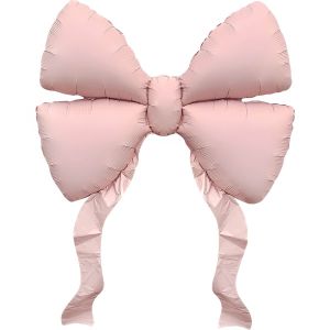 43" Pink Ribbon Bow Balloon