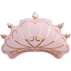 25" Pink Princess Tiara Balloon
