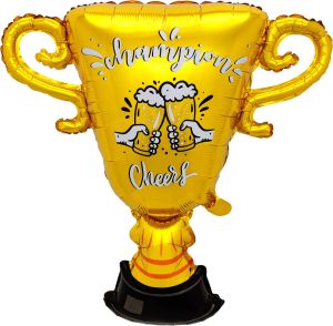 30" Champion Beer Cheers Trophy Balloon