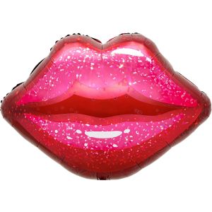 27" Glossy Lips Balloon
