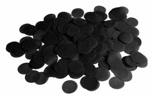 2.5cm Paper Confetti Dots Black (22g)