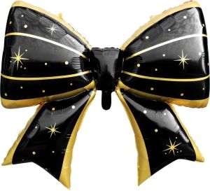 38" Black Bow Balloon