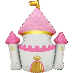 33" Pink Princess Castle Balloon