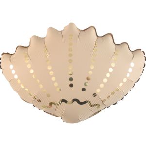 18" Matte Latte Clamshell Balloon