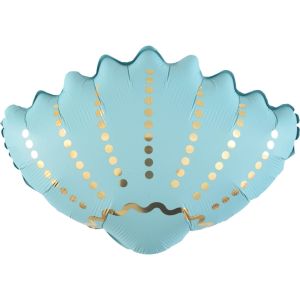 18" Matte Blue Clamshell Balloon