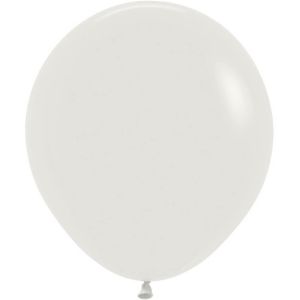 18" Fashion Almond White (25pcs) Sempertex Balloons