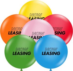 17" Now Leasing Assortment (25pcs) Balloons