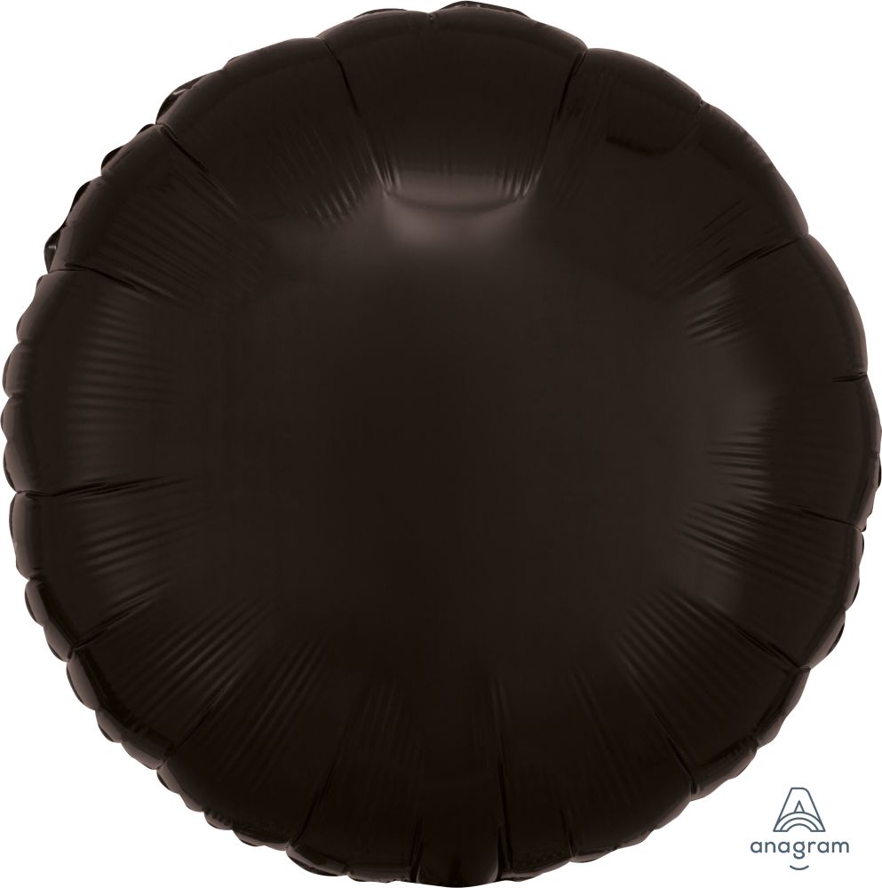 18" Black Circle Balloon