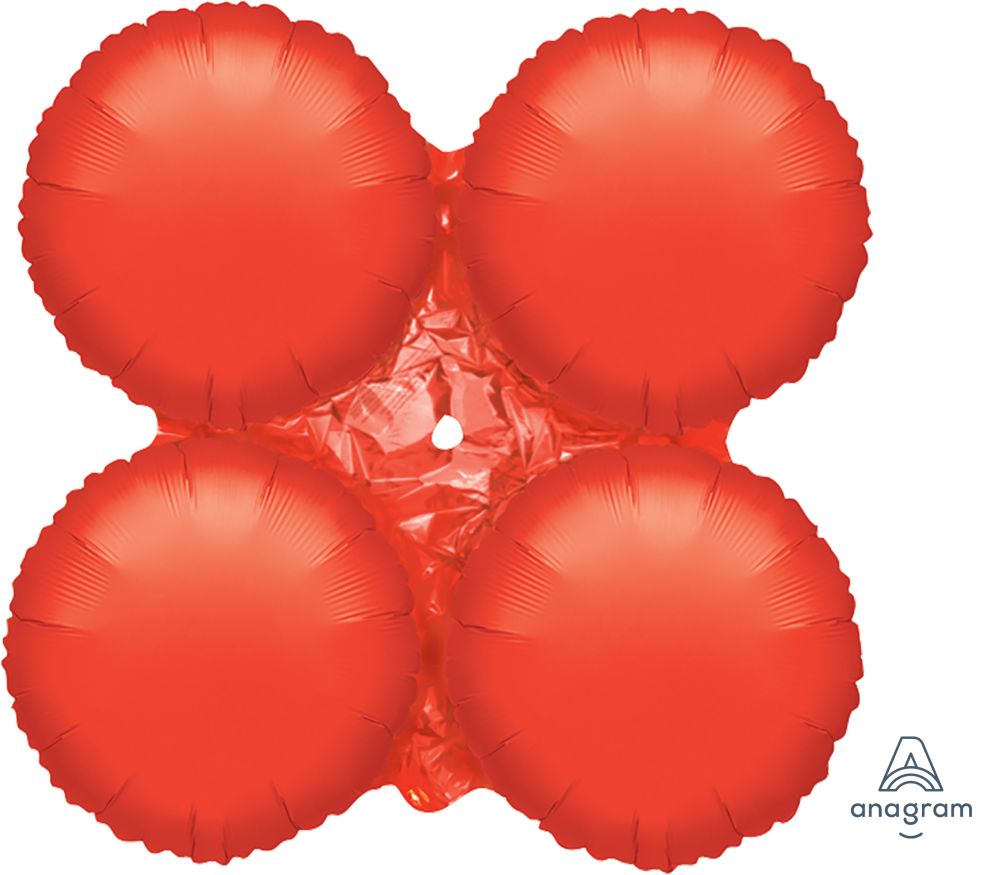 16" MagicArch Metallic Red Balloon