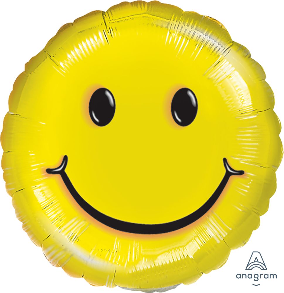 04" Smile Balloon (Inflated with Cup and Stick)