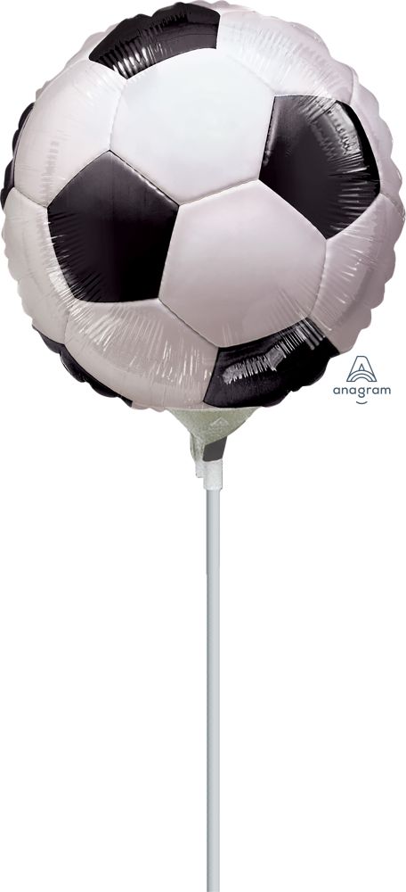 09" Championship Soccer Balloon (Inflated with Cup and Stick)