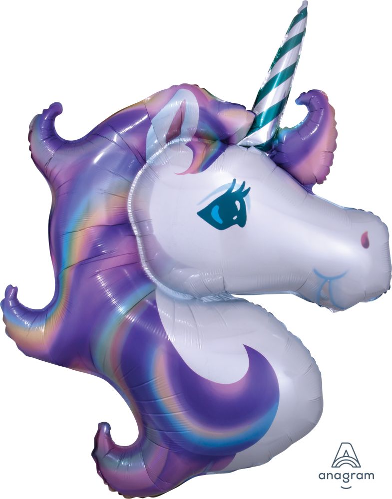 SuperShape Pastel Unicorn Balloon