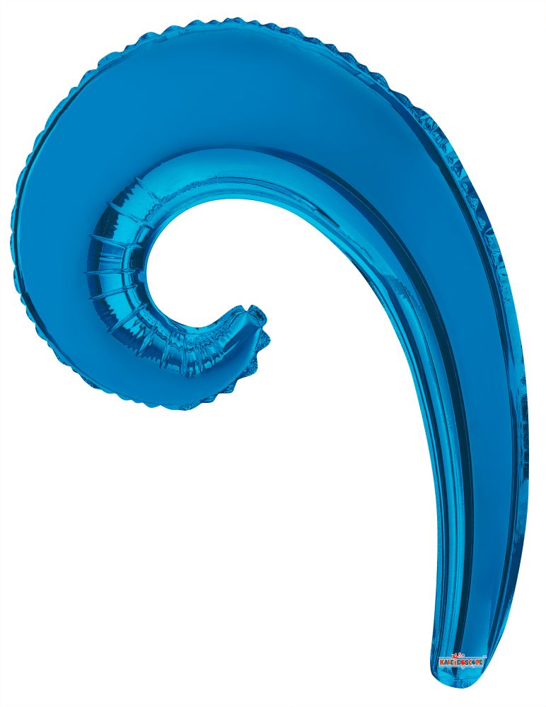 Kurly Wave Royal Blue GB Balloon