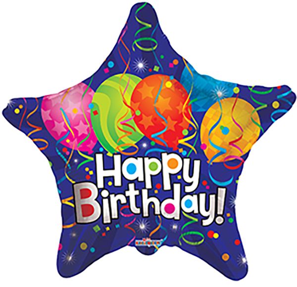 36" Birthday Festive Balloon
