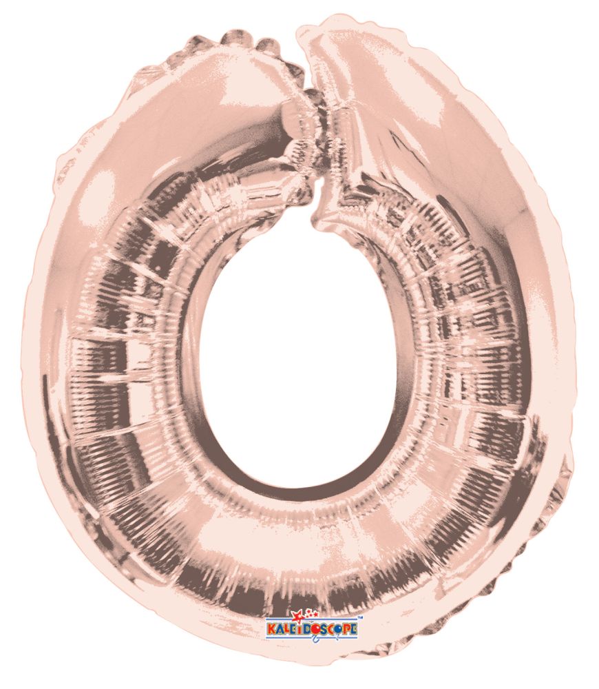 14" Rose Gold Letter O Balloon