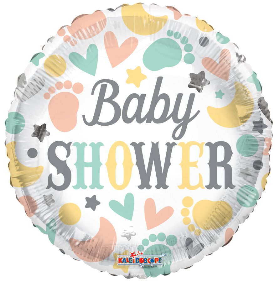 18" Baby Shower Elements Balloon