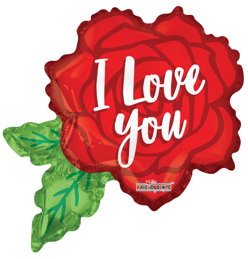 36" Love Rose Shape Balloon