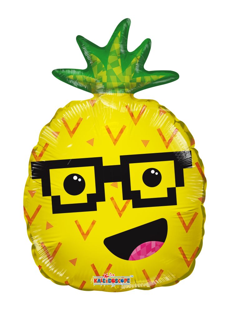 12" Pineapple Shape Balloon (Inflated with Cup and Stick)