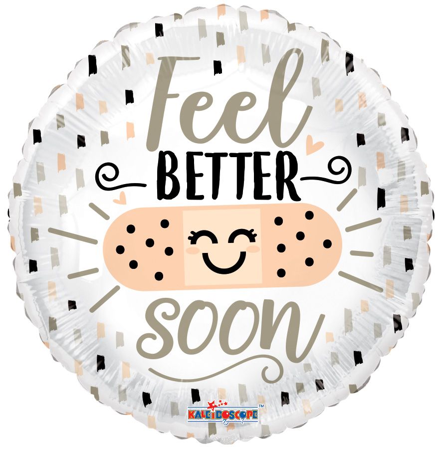 18" Feel Better Soon Band Aid Balloon