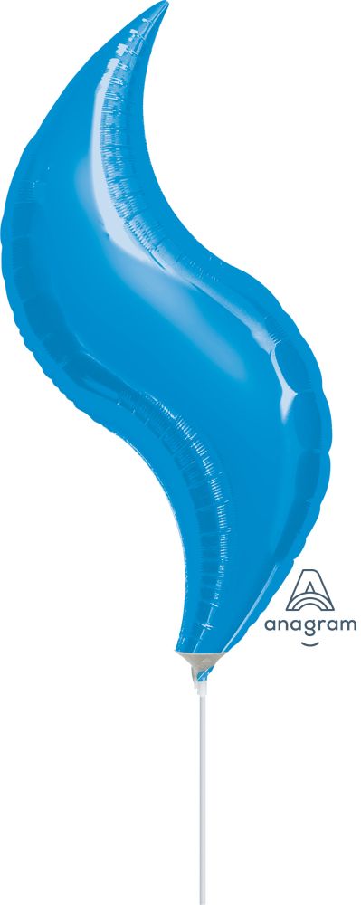 Curve 28" Blue Balloon