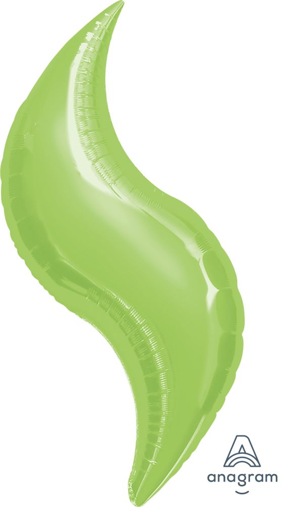 Curve 36" Lime Balloon
