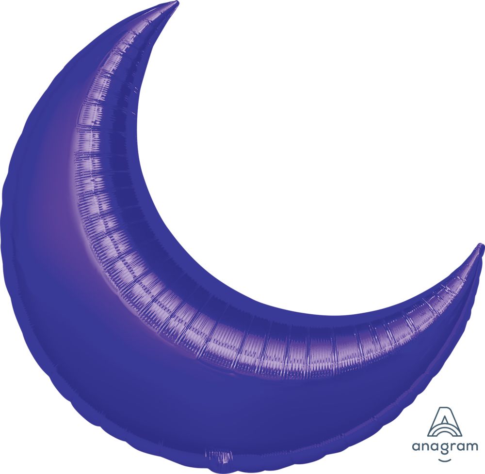 Crescent 26" Purple Balloon