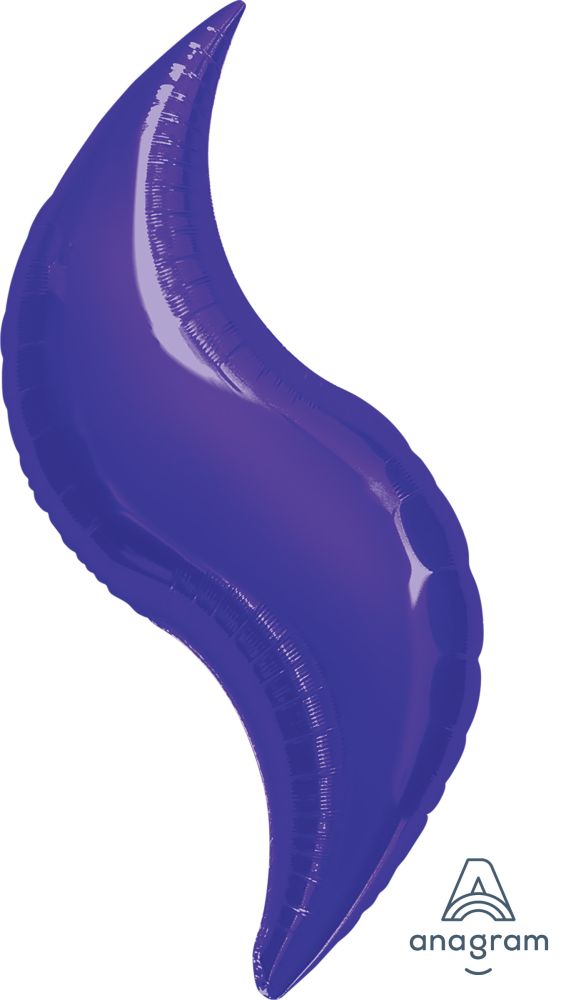 Curve 42" Purple Balloon
