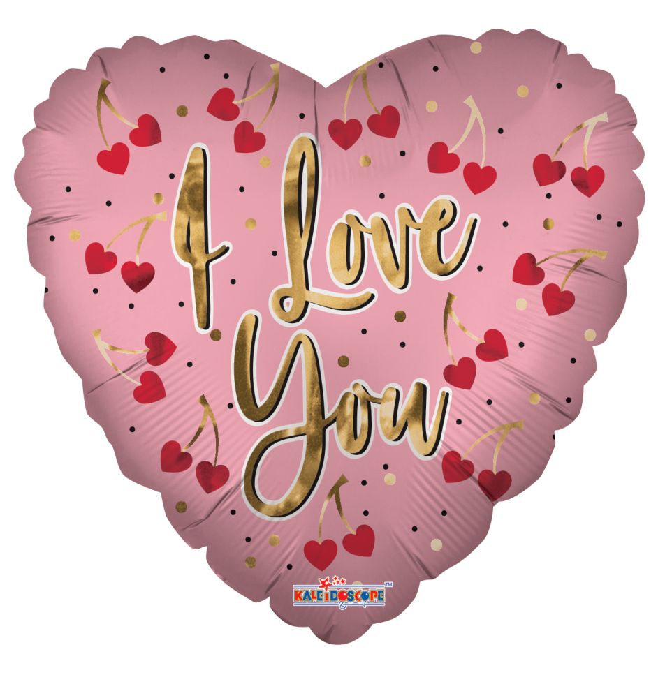 18" I Love You Cherries Balloon