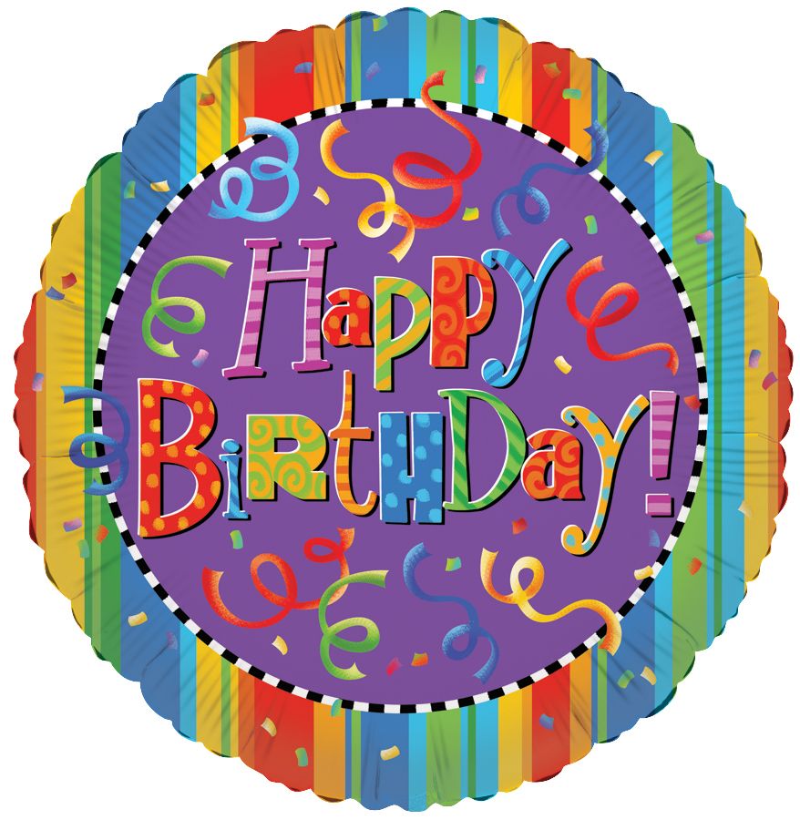 04" Birthday Festive Balloon (Inflated with Cup and Stick)