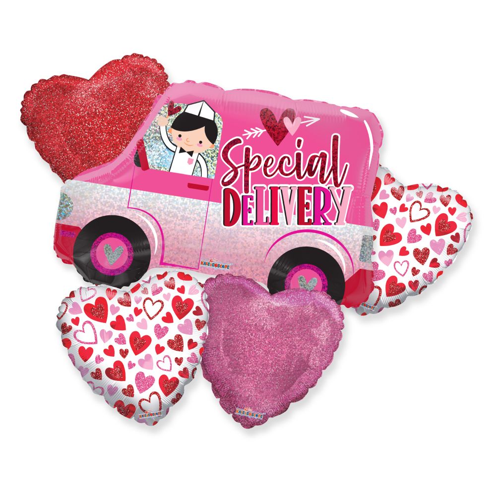 Balloon Bouquet Special Delivery Love