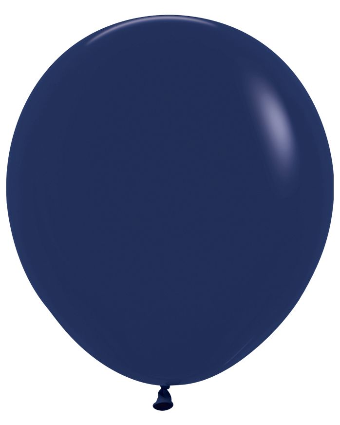 24" Fashion Navy Blue (10pcs) Sempertex Balloons