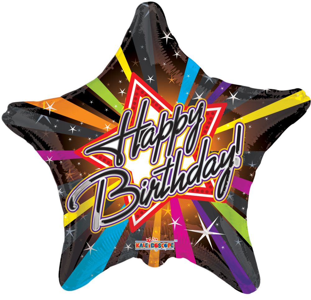 18" Birthday Rock Star Balloon