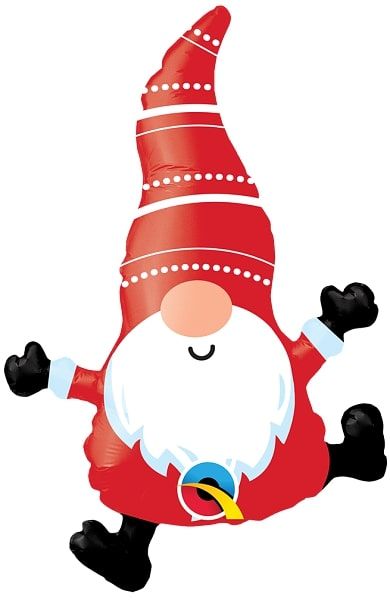 14" Mini Gnome Balloon (Inflated with Cup and Stick)