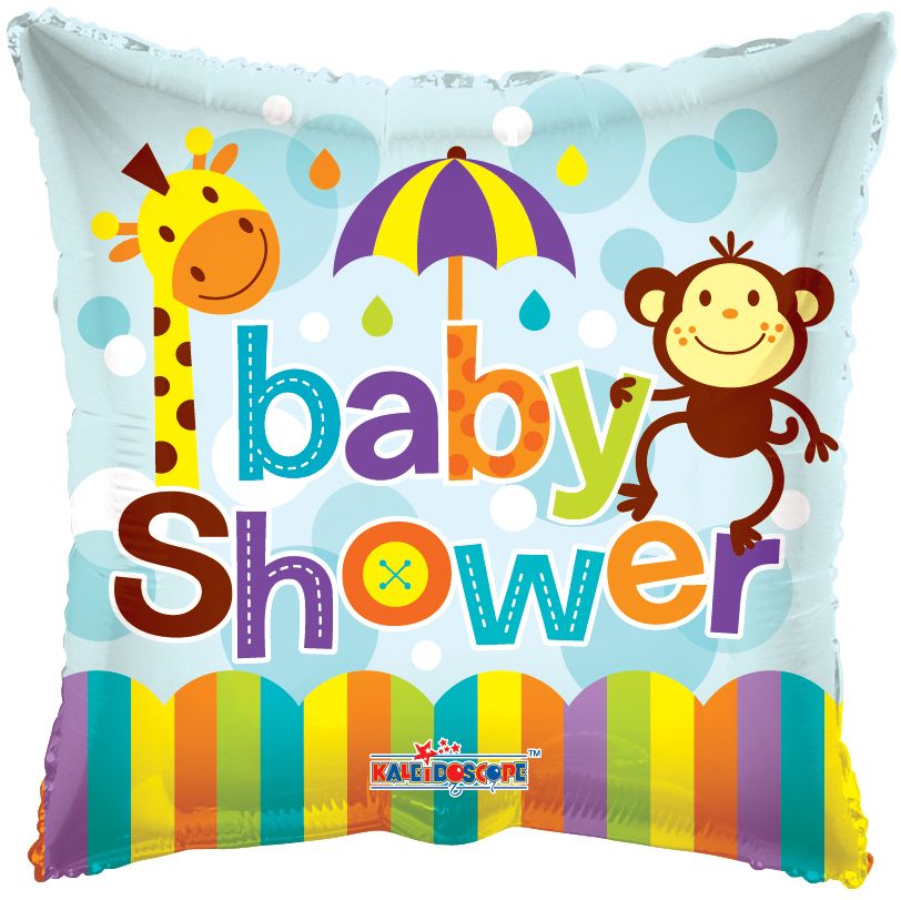 18" Baby Shower Square Balloon