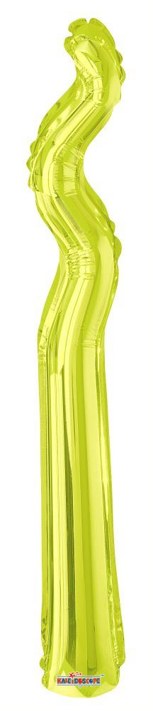 Kurly Zig Zag Kiwi Balloon
