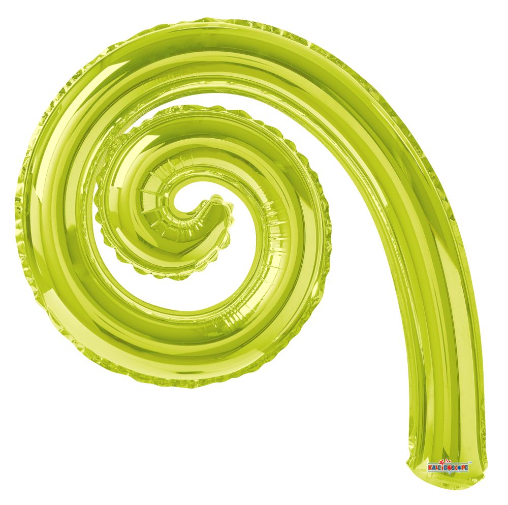 Kurly Spiral Kiwi Balloon