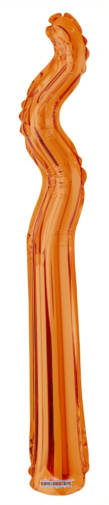 Kurly Zig Zag Orange Balloon