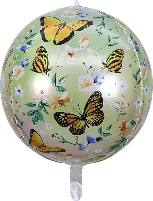 Orb 16" Butterfly Balloon